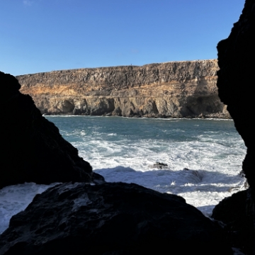 Explore the Ajuy caves and northern villages